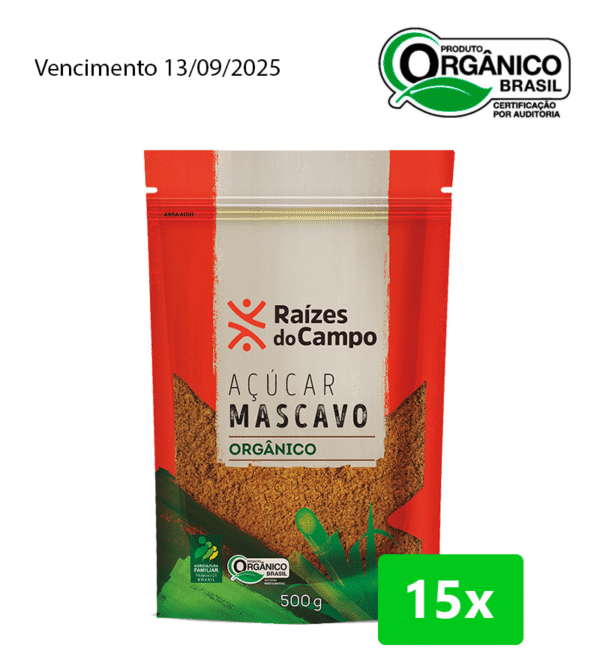 Açúcar Mascavo Orgânico 500g (PACK COM 15) - Imagem 7