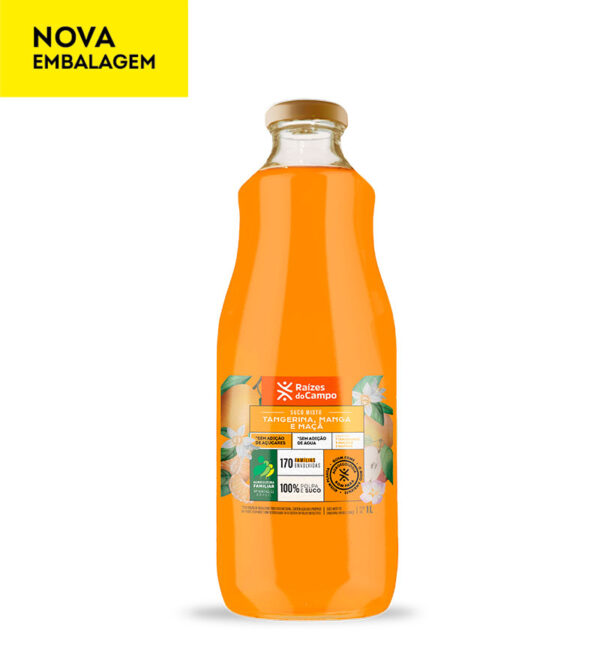 Suco Integral 1 Litro (Pack com 3 sabores variados - Uva, Goiaba e Misto) - Imagem 5