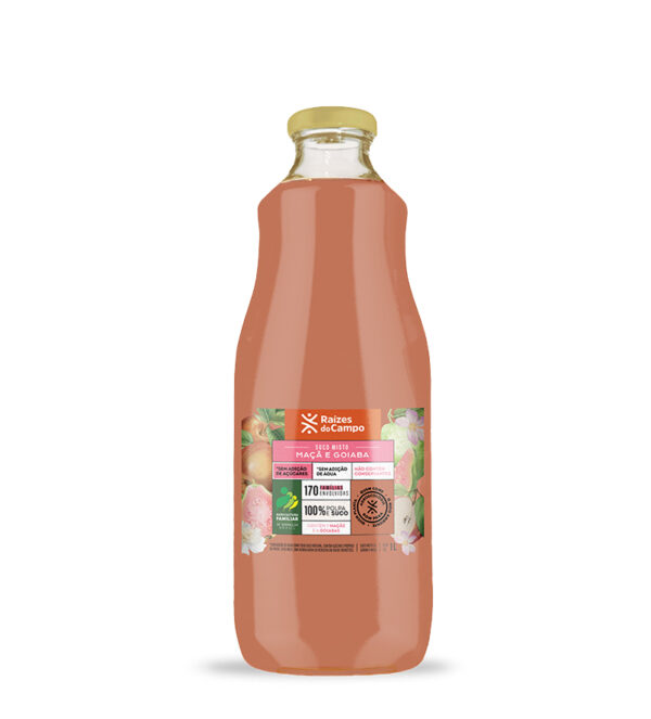 Suco Integral 1 Litro (Pack com 3 sabores variados - Uva, Goiaba e Misto) - Imagem 3